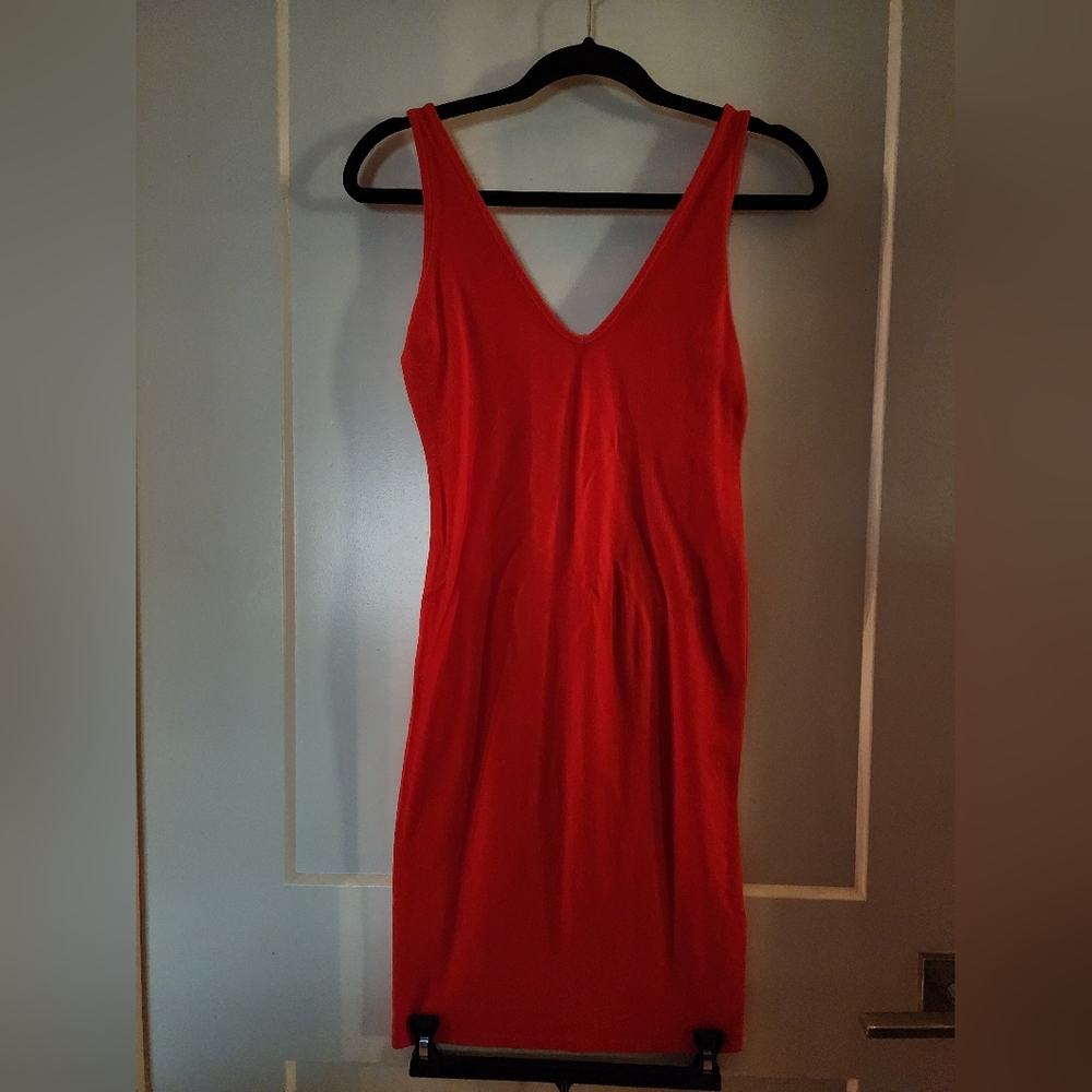 Forever 21 Vibrant V-Neck Bodycon Dress